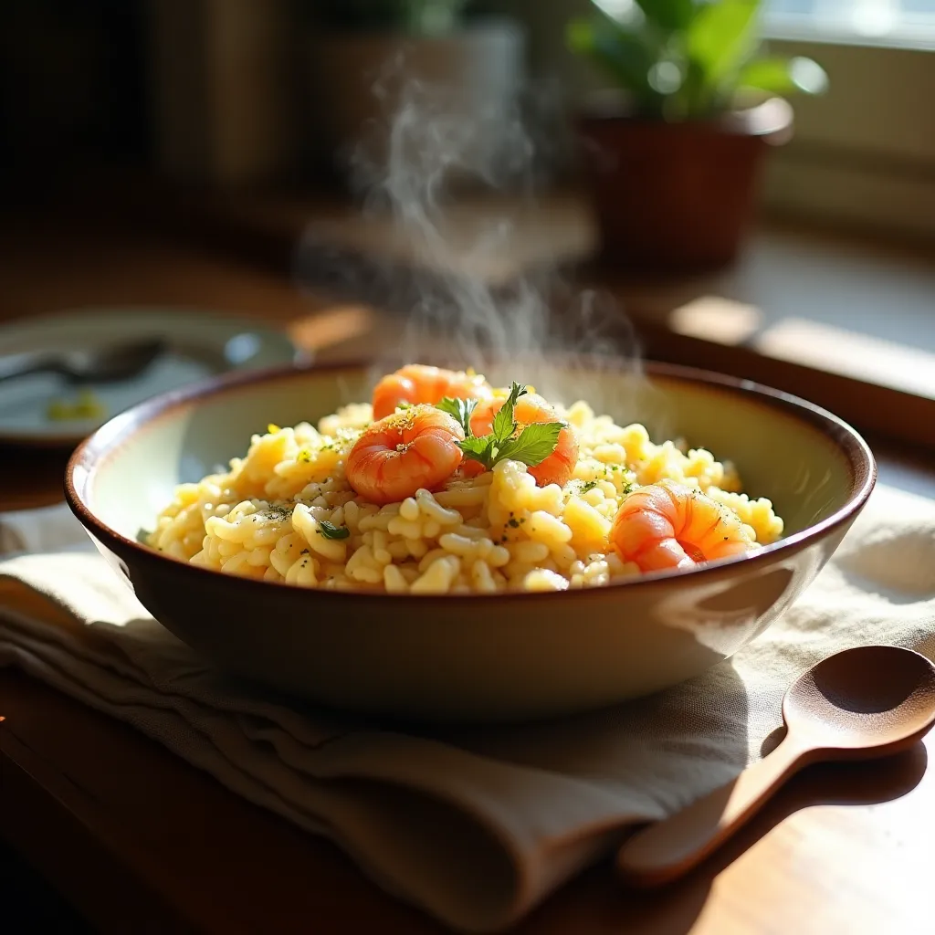Risotto aux crevettes