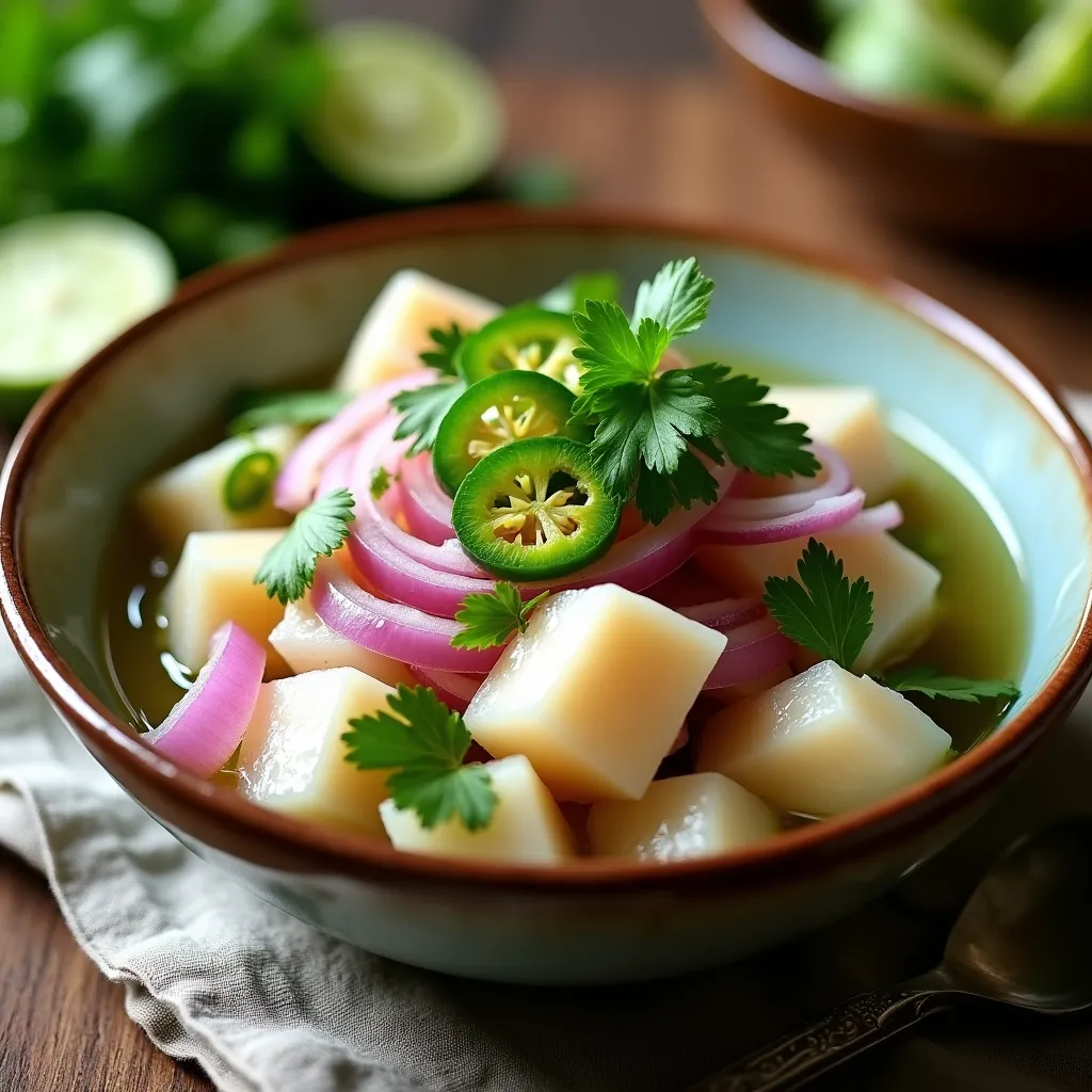 Ceviche de daurade au citron vert