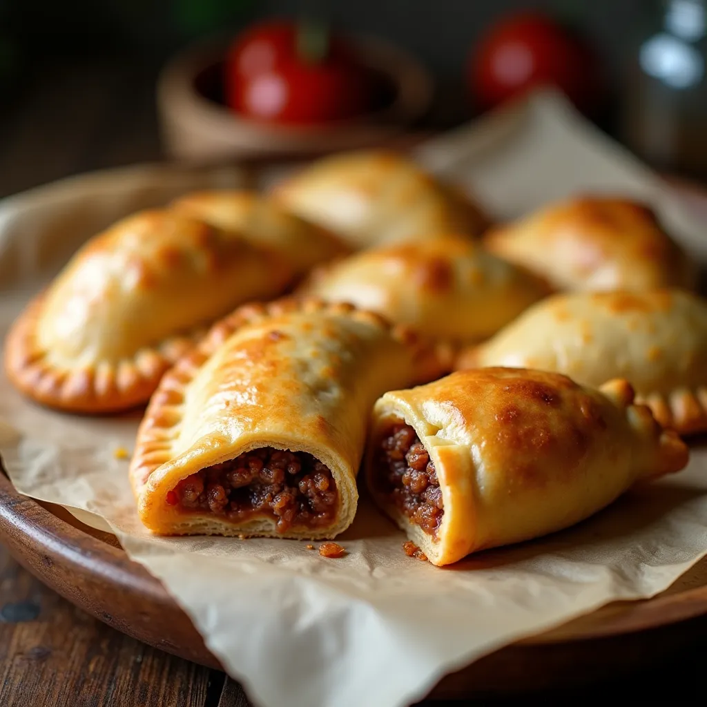 Empanadas au bœuf et poivrons